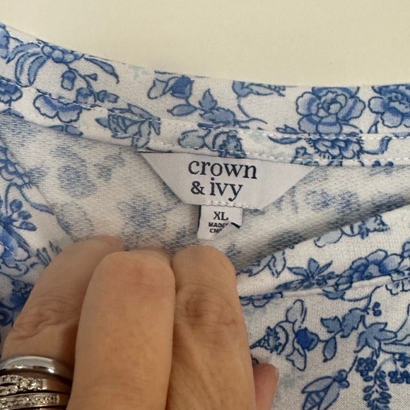 Crown & Ivy Floral Dress women’s size xl - Picture 3 of 5